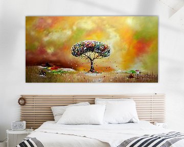 Dream Tree van Gena Theheartofart