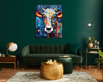 Cow abstract by Wall Wonder