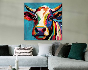 Cow abstract by Wall Wonder