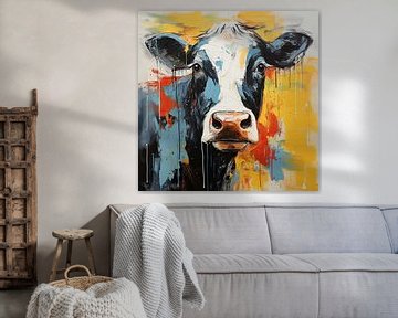 Cow abstract by Wall Wonder