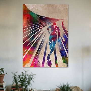 Läufer Sport Kunst #Läufer #Sport #Jogging von JBJart Justyna Jaszke