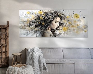 Dandelion art by Eye catching paintings