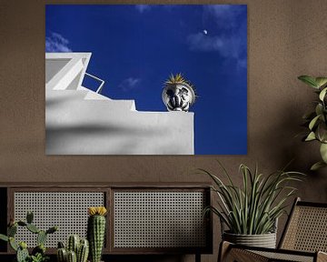 Nerja Daylight Moon by Yannik Art