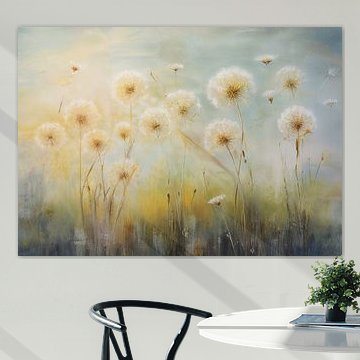 Löwenzahn-Kunst von Blickfänger Gemälde