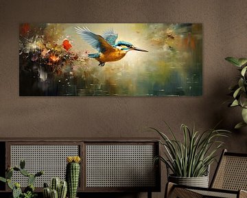 IJsvogel kunst van Blikvanger Schilderijen