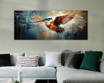 Birds: Kingfishers by Blikvanger Schilderijen