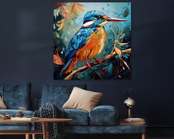 IJsvogel Modern van Blikvanger Schilderijen