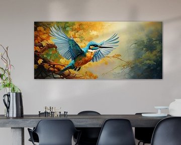 IJsvogel schilderij van Blikvanger Schilderijen