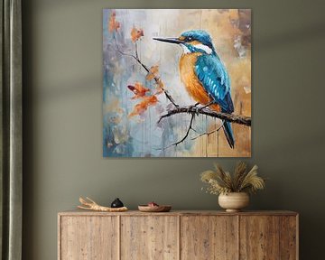 Birds: Kingfishers by Blikvanger Schilderijen