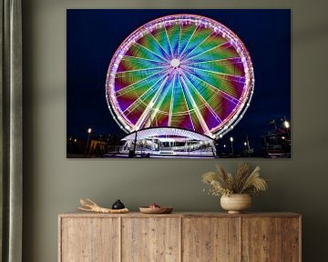 Riesenrad auf dem Sandvoort Boulevard. von Arthur Bruinen