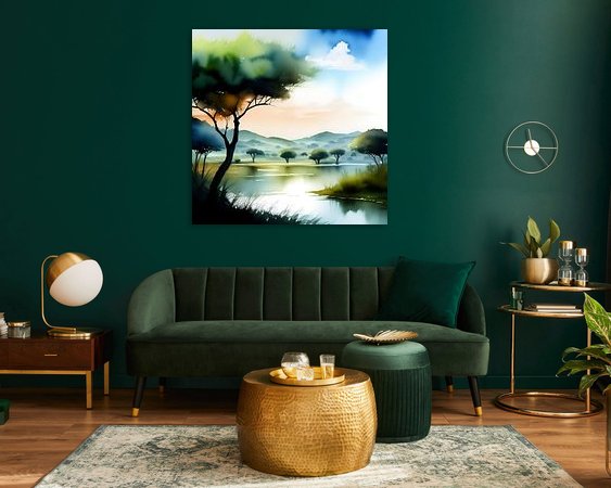 Example of the artwork in a room