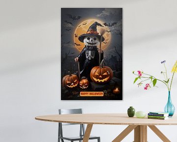 Vrolijk Halloween pompoentje van ArtDesign by KBK