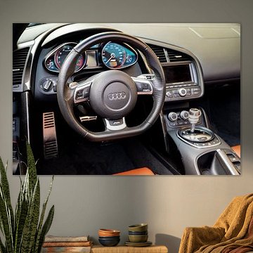 Intérieur de la voiture de sport Audi R8 V10 Plus sur Sjoerd van der Wal Photographie