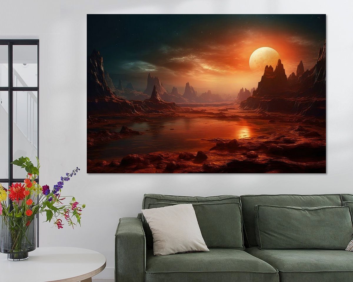 Example of the artwork in a room