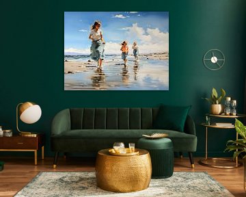 Kinder auf See mit Joseph Israel von PixelPrestige