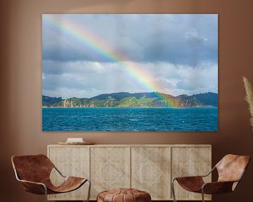 Bay of Islands regenboog van Ronne Vinkx