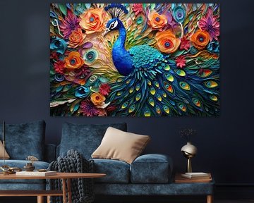 Pfau Kunst von Blikvanger Schilderijen