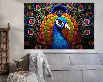 Birds Peacocks by Blikvanger Schilderijen