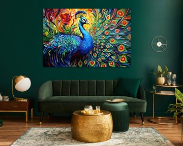 Birds: Peacocks by Blikvanger Schilderijen
