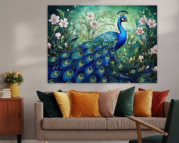 Pfau Kunst von Blikvanger Schilderijen