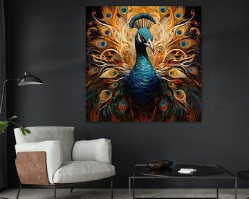 Peacock art by Blikvanger Schilderijen