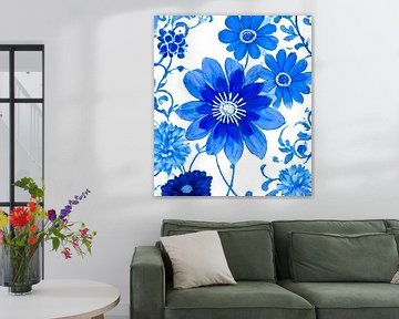 Daisy delft blue sur Niek Traas