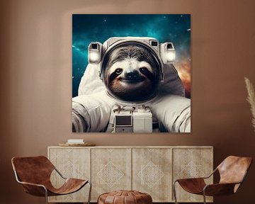 Slothstronaut van BB Digi Art