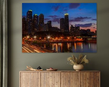 CHICAGO Sunset II van Melanie Viola