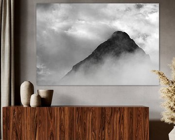 Mountain in the fog by Geert van Atteveld