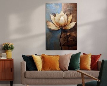 Lotus Abstract by Jacky