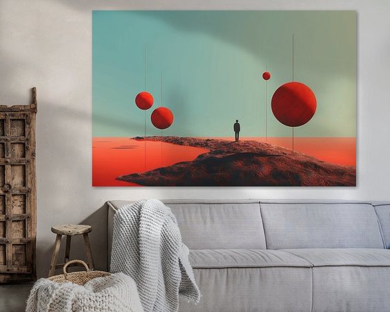 Example of the artwork in a room