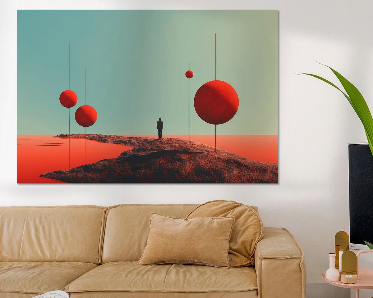 Example of the artwork in a room