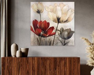 Tulipe intemporelle sur Color Square