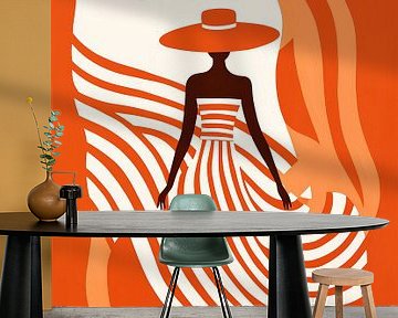 Oranje Fantasie van Color Square