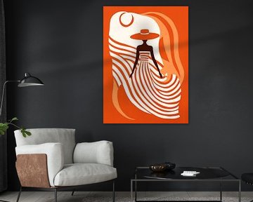 Oranje Fantasie van Color Square