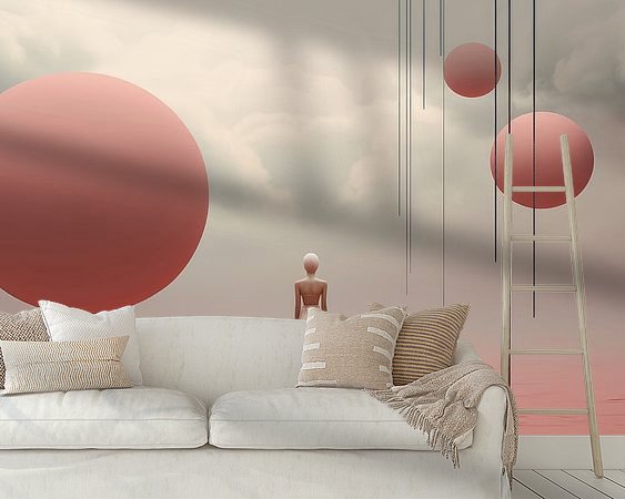 Example of the artwork in a room