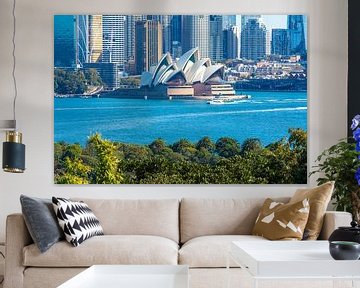 Sydney Opera House and skyline by Ronne Vinkx