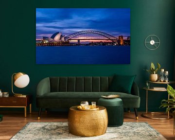 Sydney Harbour Bridge en Opera House