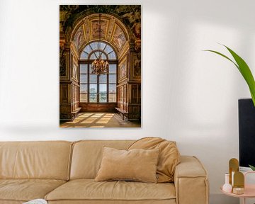 Window in the ballroom of Fontainebleau castle by Jurjen Jan Snikkenburg