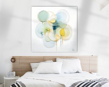 Watercolor circles van Lauri Creates