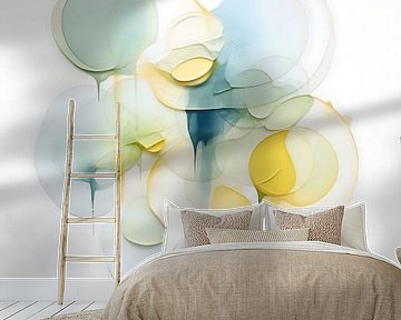 Watercolor circles van Lauri Creates