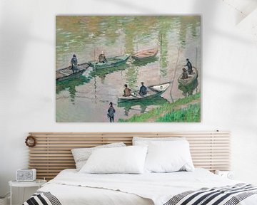Angler an der Seine bei Poissy, Claude Monet