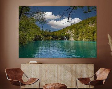 Nationalpark Plitvicer Seen, Kroatien. Panoramafoto