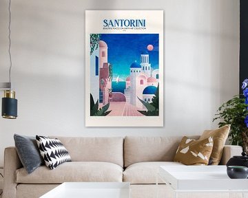 Santorini van Emel Tunaboylu by The Artcircle