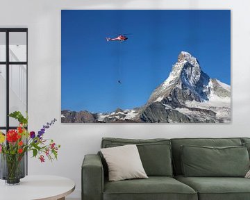 Air Zermatt en Matterhorn van Menno Boermans