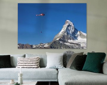 Air Zermatt and Matterhorn by Menno Boermans