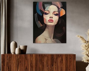 Art deco portrait by Studio Allee