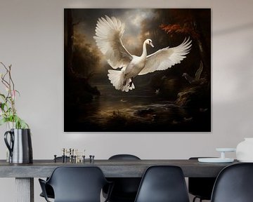 Swan Lake 2 van Danny van Eldik - Perfect Pixel Design