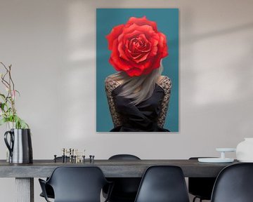 Rose 1 sur PixelMint.