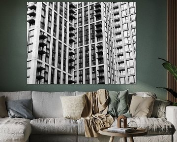 Appartementen in zwartwit van Maureen Materman